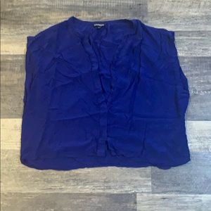 Express short sleeved blouse